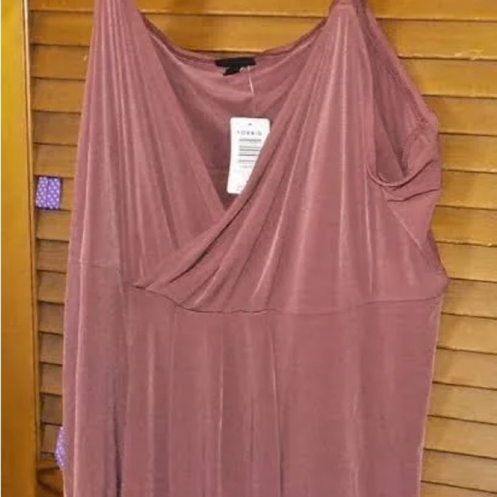 Torrid Dusty Rose Sleeveless Dress